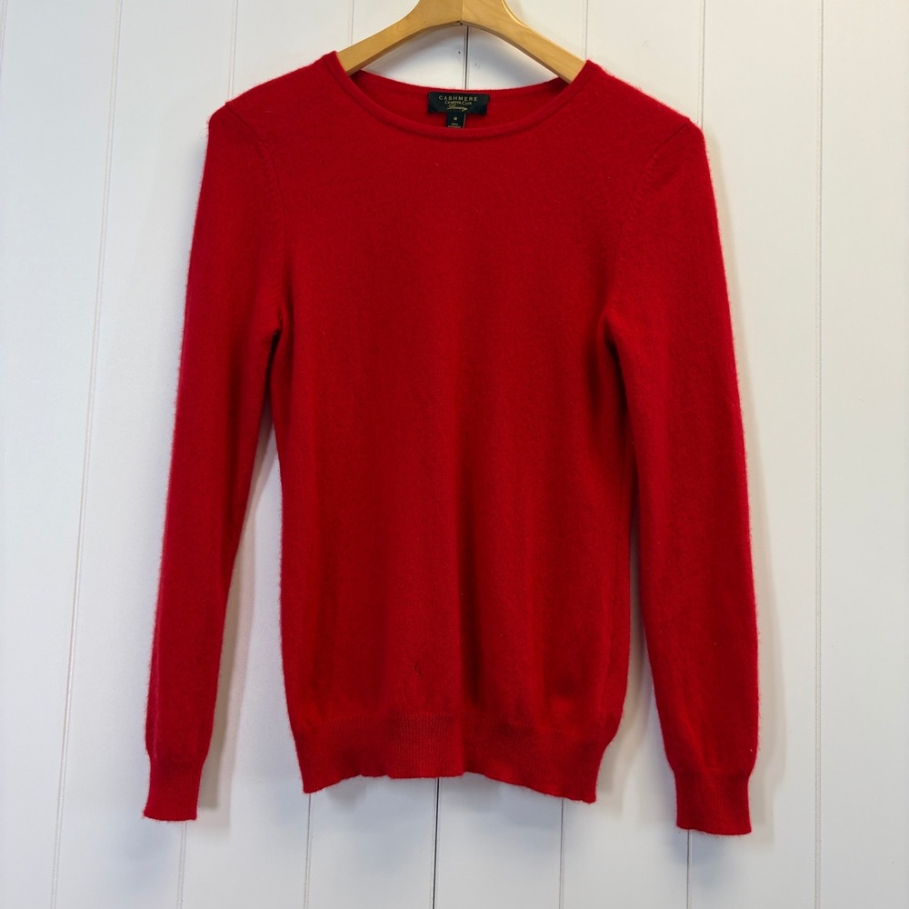 Charter Club Quiet Luxury Cashmere Sweater Women Size M Preppy Old Money Classic